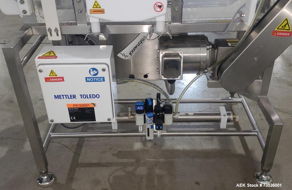 Used Mettler-Toledo SL1500 Conveyor Metal Detector – Air Reject, HMI, IP65